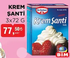 DR. OETKER KREM ŞANTİ 3X72 G